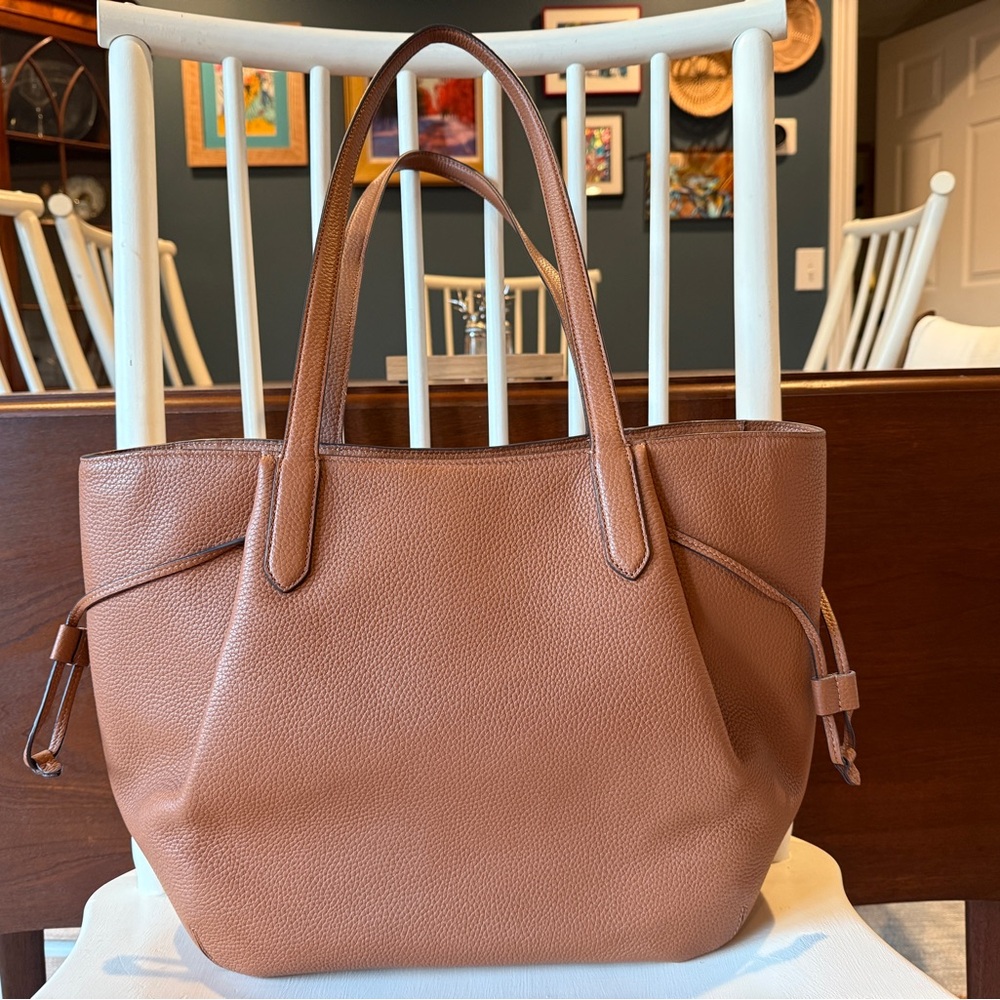 Kate Spade Dumpling Tan Leather Tote - Picture 2 of 6